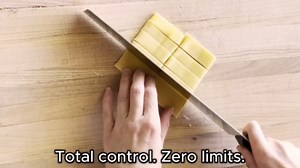 Due Cigni Classica Pasta Slicing Knife 15" | Italian Made Stainless Steel Ravioli Cutter and Noodle Cutter | Full Tang Artisan Blade for Homemade Pasta, Dough, and Culinary Precision