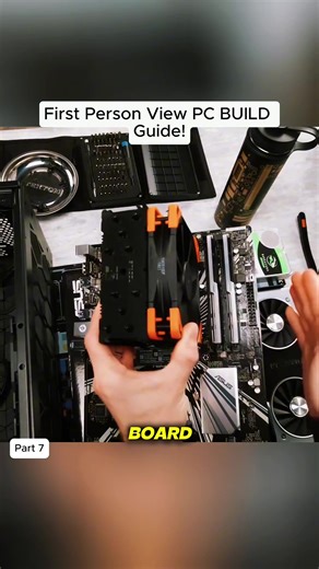 7-First Person View PC BUILD Guide! #techreview #pcbuild #techexplained #hardwaretesting #techenthusiast