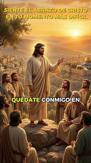 🙏 Siente el abrazo de Cristo en tu momento más difícil 🕊️✨