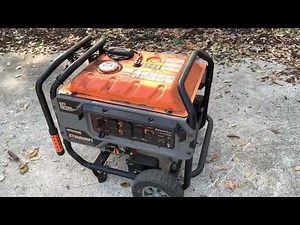 Generac 7682 GP6500E 6500 Watt Gas Portable Generator Review
