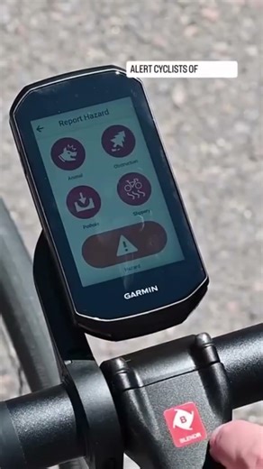 Fahrradcomputer + Rücklicht mit Radarfunktion