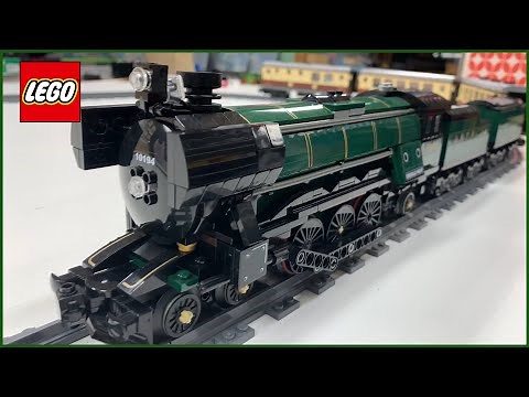 LEGO Emerald Night Train 10194 with extra coaches - plus mailtime