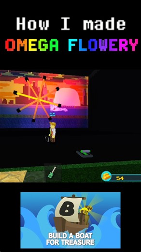 How I made OMEGA FLOWERY #flowery #deltarune #roblox #buildaboat