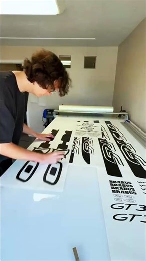 Busy day at the office 😮‍💨 📦 #decals #graphics #smallbusiness