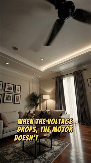 Fan Running Slow? ⚠️ Low Voltage Warning #electricalsafety #electrician