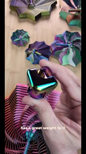 Colorful Alloy Spinning Rubik's Cube Finger Spinner