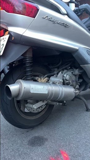 ヤマハ マジェスティ250 sg03j デビルマフラー アイドリング