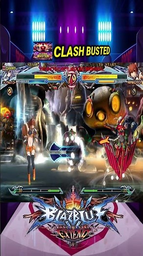 BlazBlue: Chrono Phantasma | ν-No.13 vs Makoto | Round 2 | Arcade Gameplay (2025)