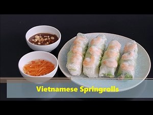 How to make Vietnamese spring rolls? | Easiest and healthiest recipe | Tiffany's Kitchen