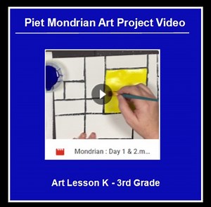 Piet Mondrian Art Lesson Video