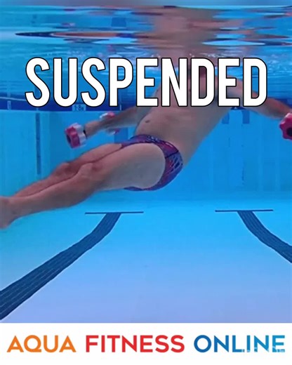 Improve Core & Ab Strength. Full workout on AquaFitnessOnline.com ❤️💦💪 #waterworkout #aquaexercise #aquaaerobics #aquafit #poolworkout