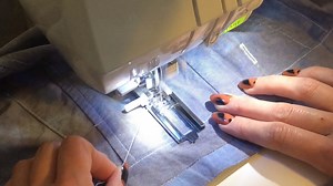 Trishawna from the Sewing Training Academy demonstrates how to add a drawstring to a pair of pants! #diy #sewingtips #singersewingmachine #mending #mendingandrepair #garmentsewing #itstartswithastitch | Singer North America