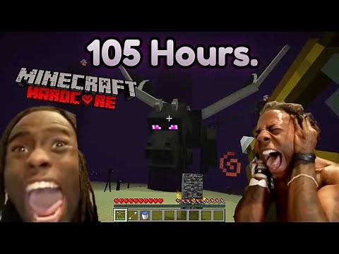 iShowSpeed & Kai Cenat Beat Minecraft After 105 Hours (Uncut Full Run)