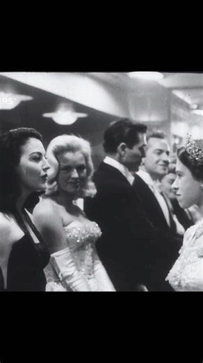 Queen Elizabeth Meets Ava Gardner and Gina Lollobrigida at 'To Catch a Thief' Premiere 1955