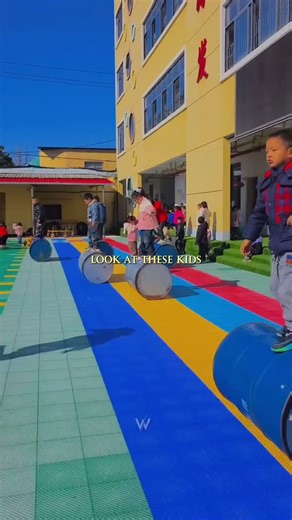 Ironwill™ | Business | Motivation on Instagram: "These kids aren’t glued to tablets — they’re balancing on steel barrels, hopping on mini stilts, and mastering coordination drills that build real strength and confidence. It’s chaotic, daring, and surprisingly smart. Follow for more useful content ↙️ 🔸 @ironwiill @Ironwiill is a project that wishes to inspire and improve people’s lives so if you wish to join our family. Follow us. DM for credit or removal request (no copyright intended for foota