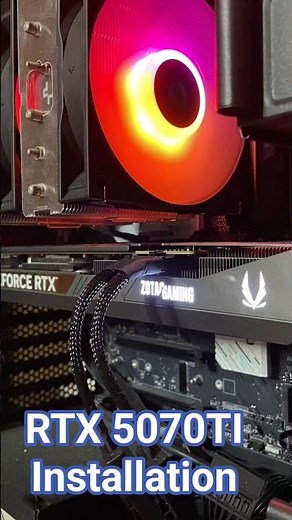 ZOTAC RTX 5070 Ti SFF Installation 🔥 Compact GPU Setup Guide #shorts