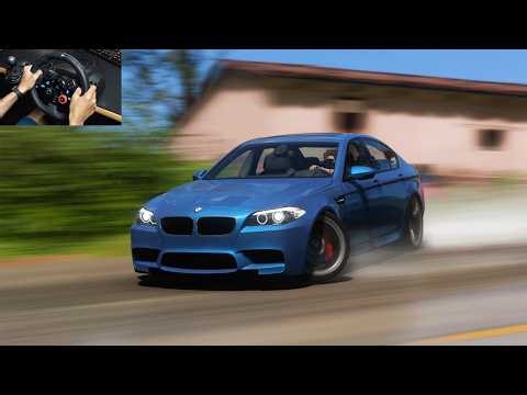 833HP BMW M5 — Hybrid V8 Super Sedan Beast! | Forza Horizon 5 Logitech G29 Wheel Gameplay