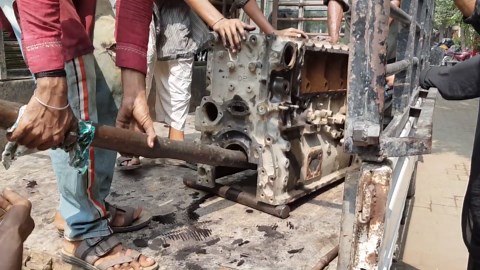 Expert Repair of Crankshaft Main Lines with Precision