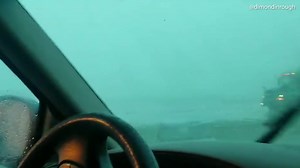 Massive storm Derecho flips semi truck on Midwest highway