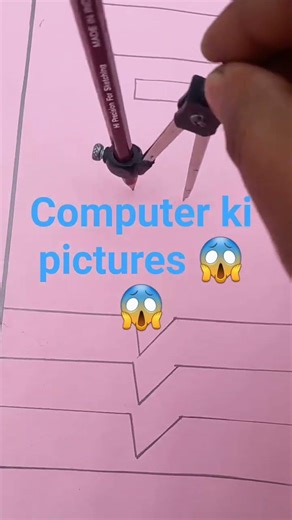 Computer of pictures😱#trending#sketch#viral#video