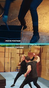 Cameron Diaz stunt rehearsal vs. final scene for BACK IN ACTION. | Netflix