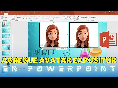 agregue AVATAR EXPOSITOR en POWERPOINT