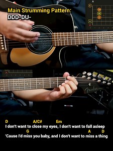 I Don't Want to Miss a Thing - Aerosmith (Easy Guitar Chords Tutorial with Lyrics) #DocOtepGuitarTutorial | Doc OTEP Studio