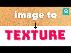 Easy text effect in Photopea - using images to create texture!