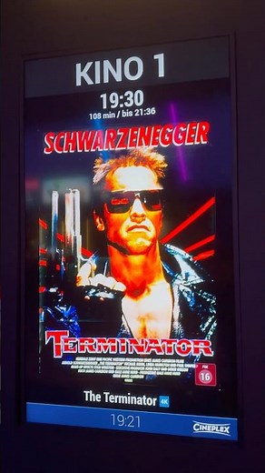 🤖 TERMINATOR (1984) 4K Screening August 4, 2026 #terminator #arnoldschwarzenegger #80smovie #80s