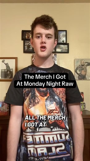 All The Merch I Got At Raw