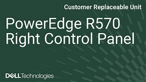 Remplacement du panneau de configuration droit sur un système PowerEdge R570