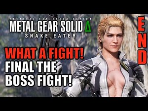 The Final Battle with THE BOSS! ⚔️ Metal Gear Solid 3 Snake Eater Ending | Part 8 Walkthrough