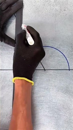 Draw a 45-degree angle.