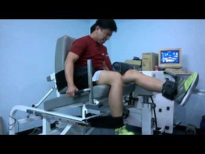 Isokinetic Dynamometer Test - Left Leg Full ROM Maximal Flexion and Extension