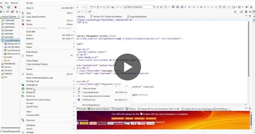 #java #fullstack #servlets #jsp #jdbc #mysql #tomcat #bootstrap #webdevelopment #projects #freshersjobs #javadeveloper #eclipse #learningbybuilding | Ravuri Sindhurani