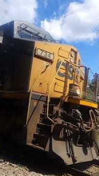 Short csx train going to greenwood #train #cassscenicrailroad #railroad #railfan #automobile #rail