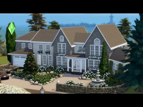 Huge Hamptons Family Estate | The Sims 4 Speed Build