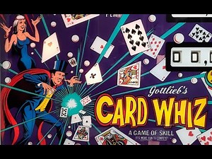 1976 Gottlieb Card Whiz Pinball Machine