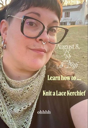 Lace Knitting for Beginners: Start With This Kerchief