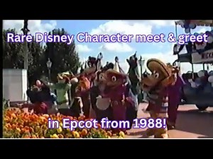 Mickey’s Express: Disney Character Palooza & Dance Party Epcot’s World Showcase 1988|Vintage Epcot