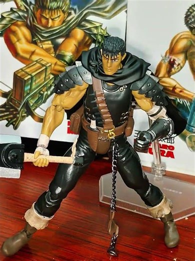 Berserk Guts the black swords man ver 359 Figma (Fake) #gutsberserk #berserkedit #berserkmanga