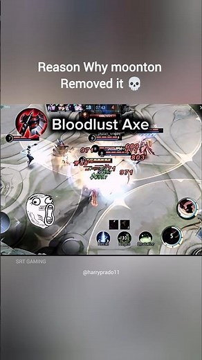 War Axe vs Bloodlust Axe Lifesteal 😈 #mobalegends5v5 #moba5v5pippin #moba5v5english #shorts #fyp