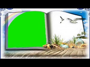 BOOK PICTURE FRAME GREEN SCREEN EFFECT 5