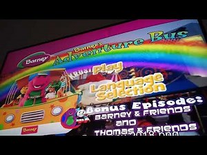 Barney's Adventure Bus (2008) DVD Menu