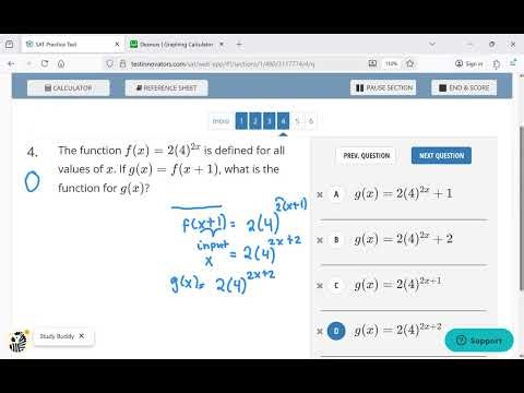 SAT Practice Exercises: Nonlinear Functions Medium