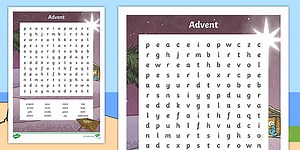 Advent Word Search