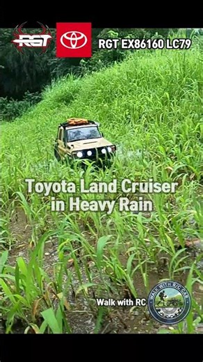 Raining? So What? RGT Toyota LC79 #rc카 #rccar