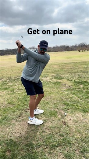 Fix your swing plane in 40 seconds ⛳️ | On-Plane Drill
