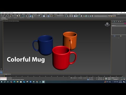 Colorful Mug Modeling Tutorial.