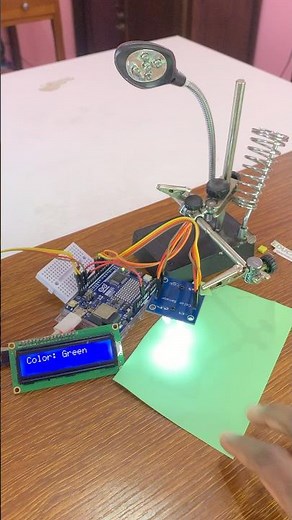 RGB LED control through Color sensor